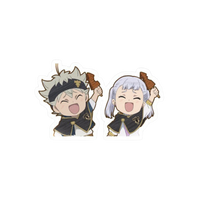 Black Clover anime stickers Noelle Silva and Asta
