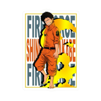 Fire Force Sticker 10 | Action Anime Premium Sticker