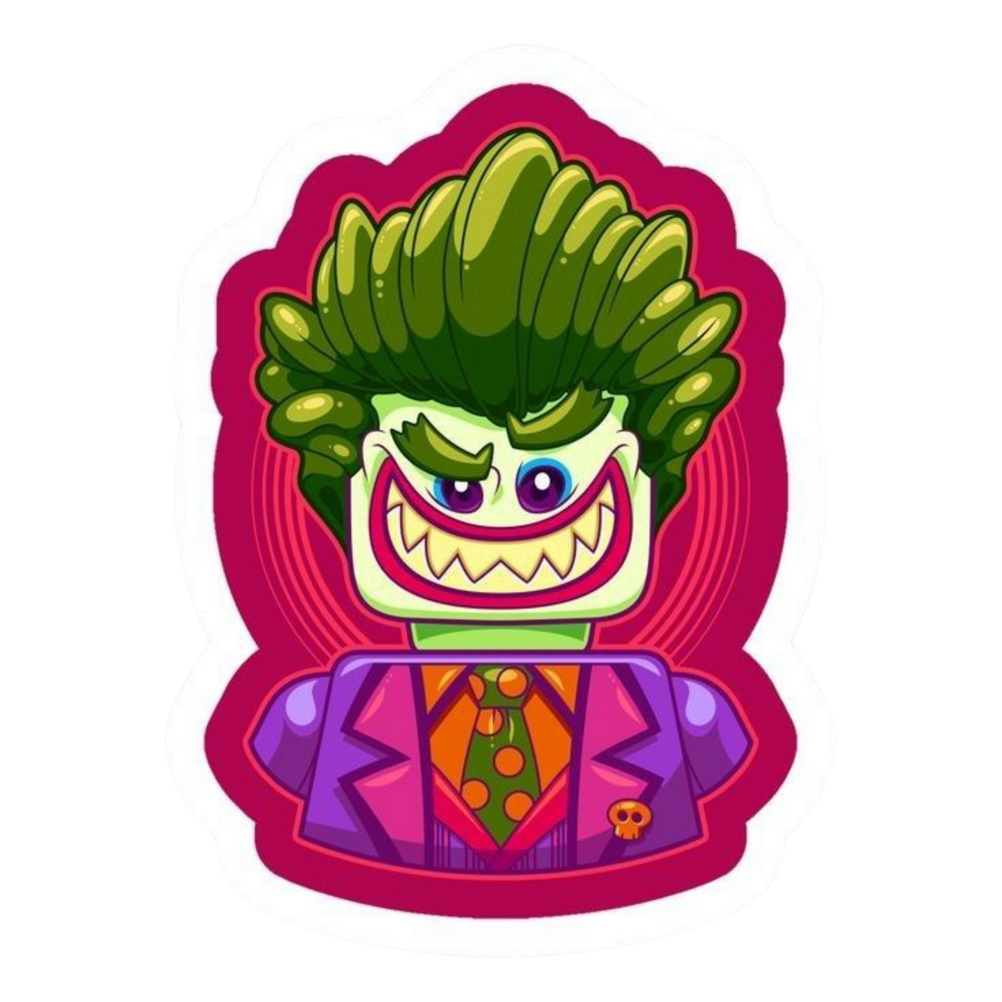 Joker 10 | DC Premium Die-Cut Sticker  | StickerBD