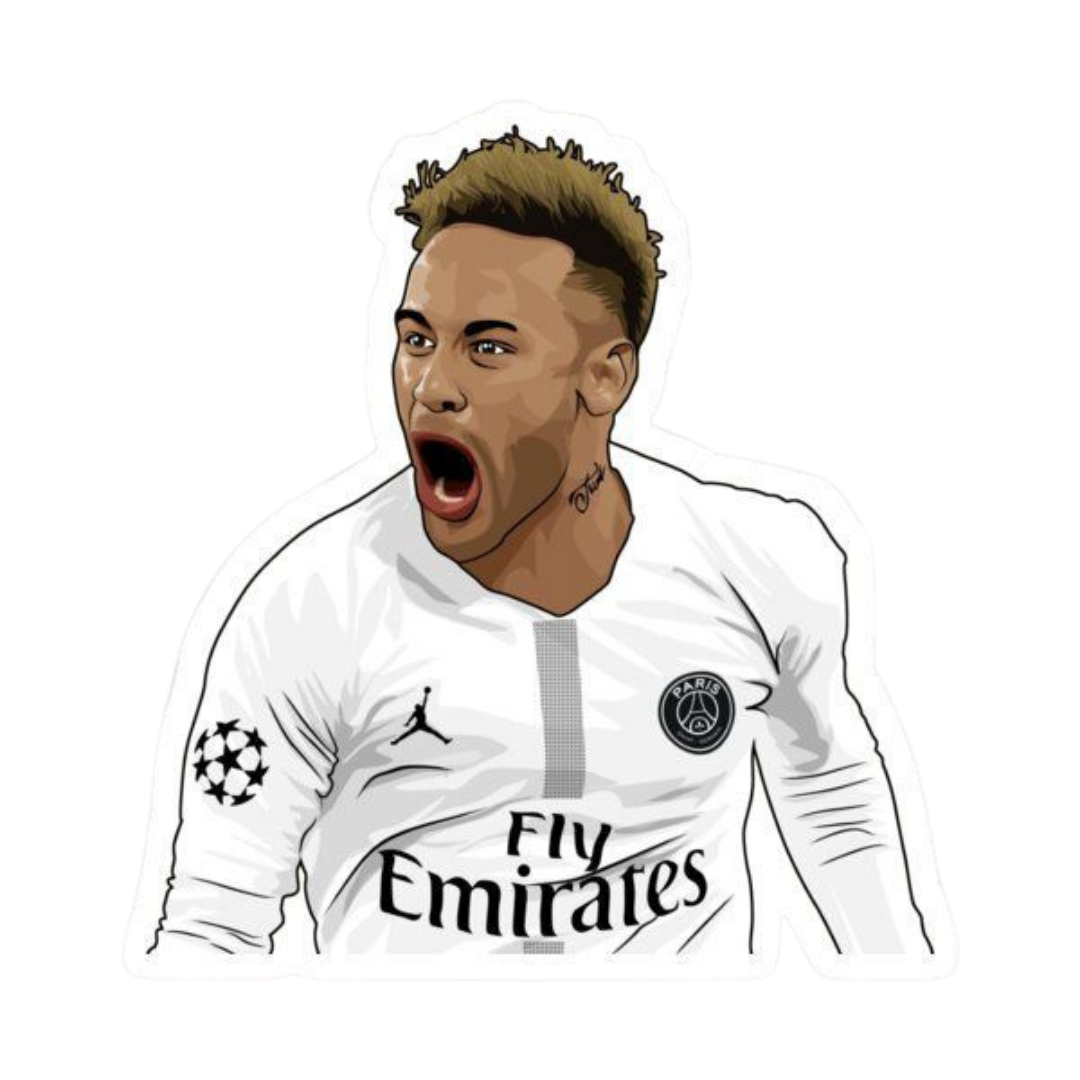 Neymar Jr 10 | Football Player Premium Sticker