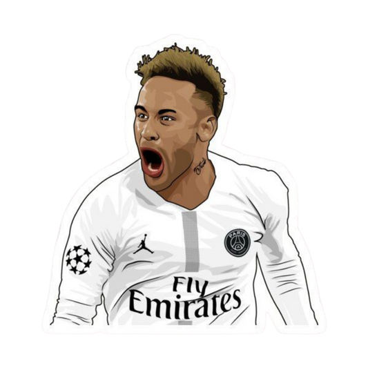 Neymar Jr 10 | Football Player Premium Sticker