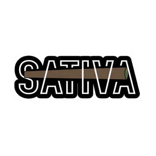 Sativa Hemp Sticker | StickerBD