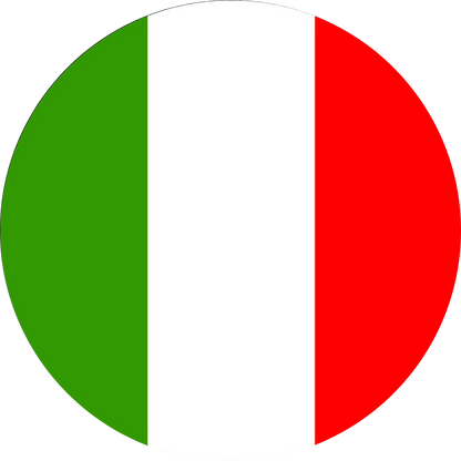 Italy Fan Tinplate Badge