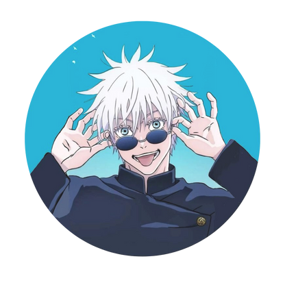 Satoru Gojo Tinplate Badge