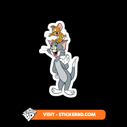 Tom and Jerry Sticker Bundle | Classic Cartoon Sticker Pack | StickerBD
