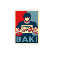Baki The Grappler 3 | Premium Anime Sticker