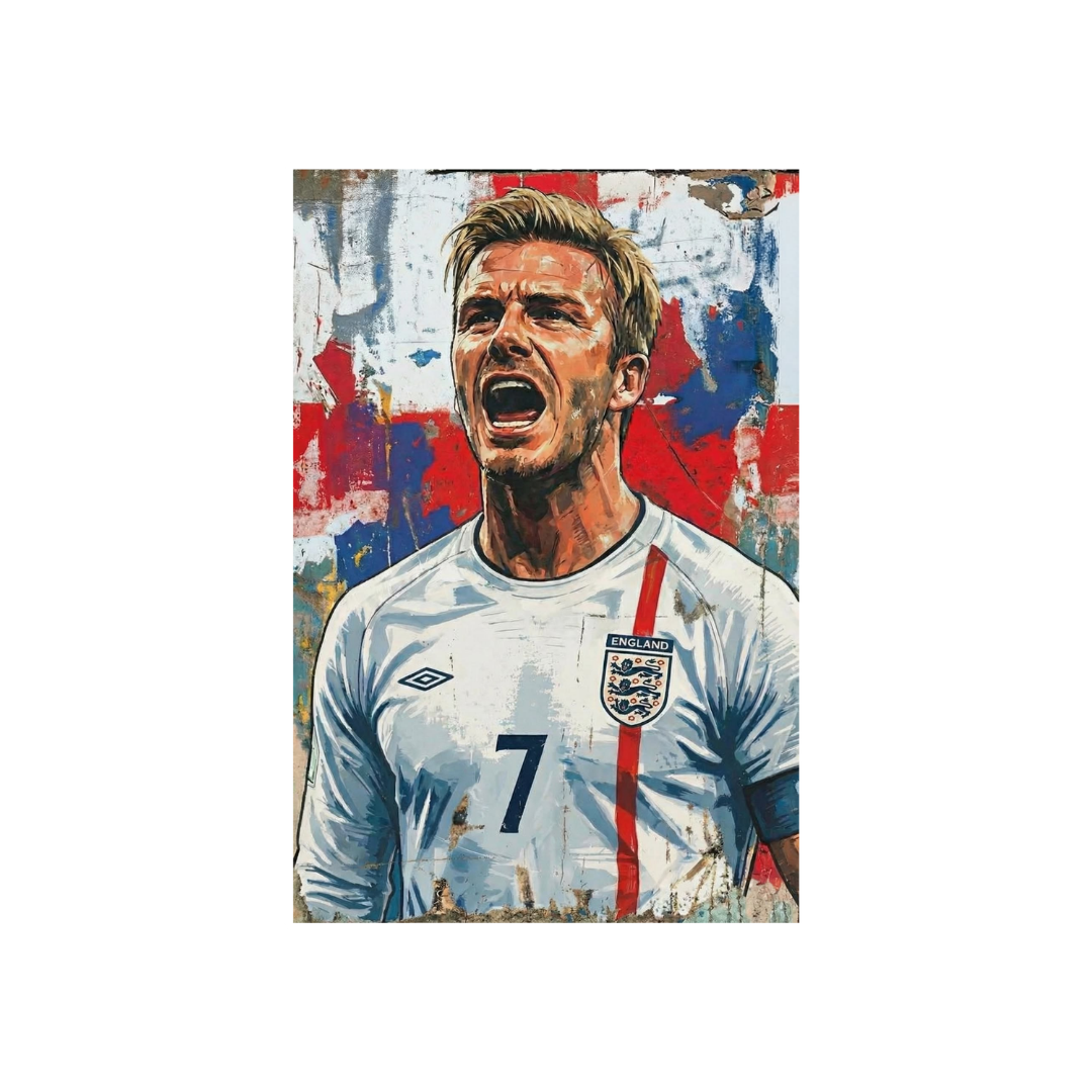 David Beckham | UK-England Football Fan Stickers | StickerBD