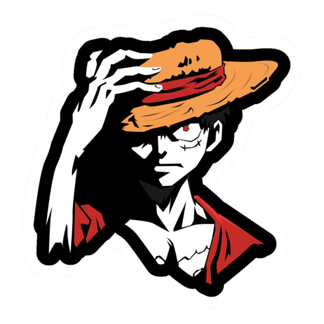 Monkey D Luffy One Piece Sticker 10 | Straw Hat Pirate Premium Sticker