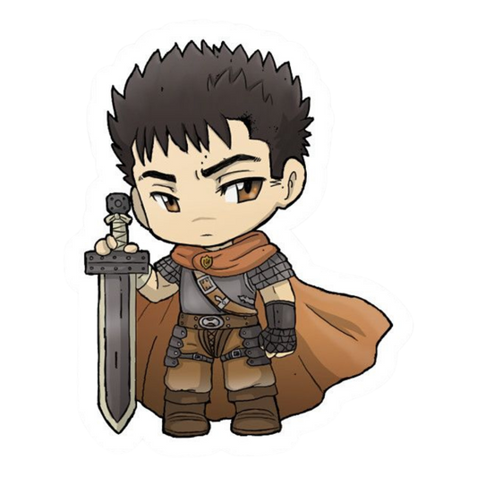 Berserk Anime Sticker 11 | Guts Black Swordsman Premium Sticker
