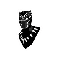 Black Panther | Black Panther Premium Sticker | Movie