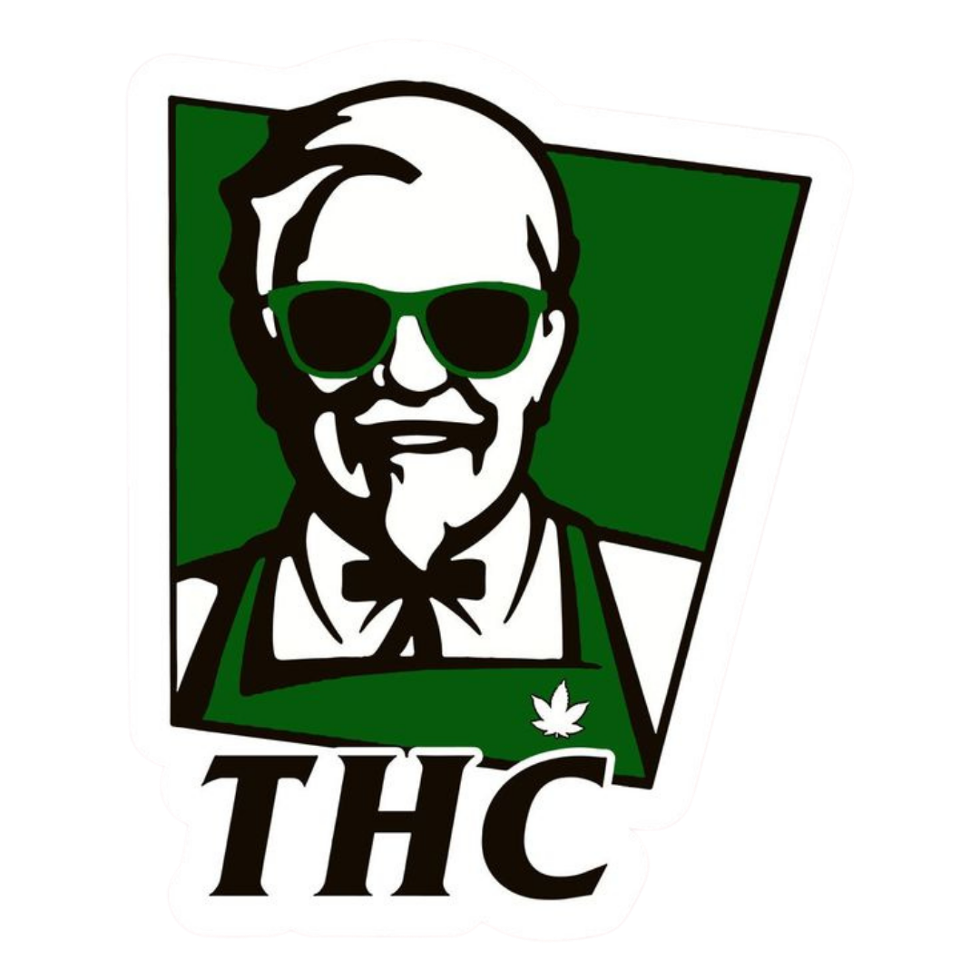 THC bucket sticker