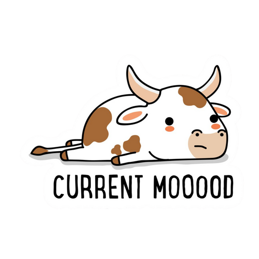 Cow 11 | Cow Premium Sticker | Animal Stickers