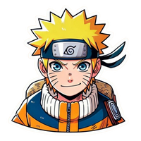 Naruto Uzumaki Anime Sticker 11 | Ninja Premium Sticker