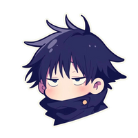 Megumi Fushiguro Jujutsu Kaisen Anime Sticker #24 | StickerBD