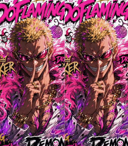 Doflamingo Lighter – Bold Aesthetic Refillable Pocket Lighter | StickerBD