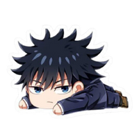 Megumi Fushiguro Jujutsu Kaisen Anime Sticker #25 | StickerBD