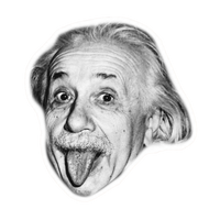 Einstein | Hollywood & Bollywood Celebrities Premium Sticker | Entertainment