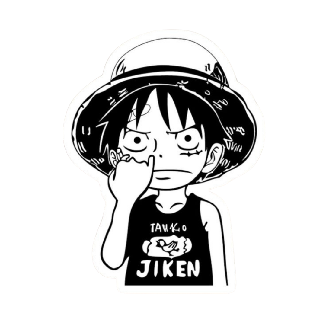 Monkey D Luffy One Piece Sticker 11 | Straw Hat Pirate Premium Sticker
