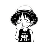 Monkey D Luffy One Piece Sticker 11 | Straw Hat Pirate Premium Sticker