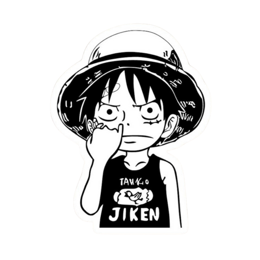 Monkey D Luffy One Piece Sticker 11 | Straw Hat Pirate Premium Sticker