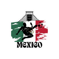 Mexico Football Team Stickers | USA Football Fan Designs | StickerBD