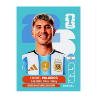 Exequiel Palacios | Argentina Player Card Sticker | StickerBD