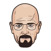 Walter White Heisenberg Sticker