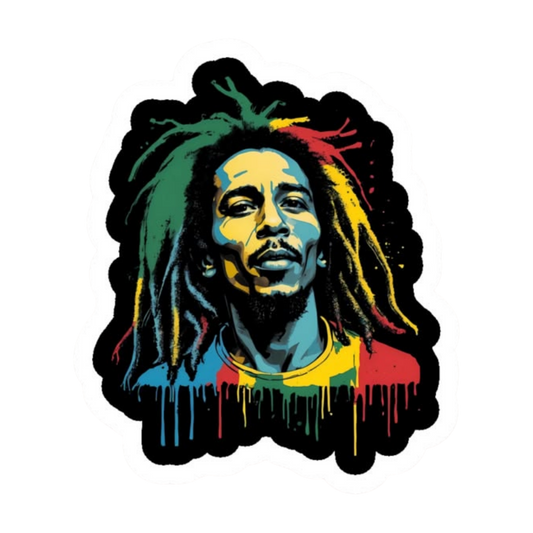 Bob Marley 22 | Reggae Legend Designs | StickerBD