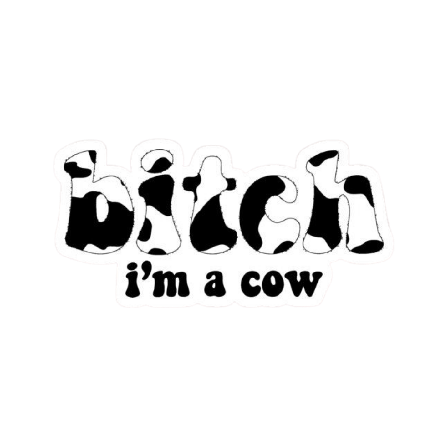 Cow 12 | Cow Premium Sticker | Animal Stickers
