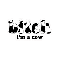 Cow 12 | Cow Premium Sticker | Animal Stickers