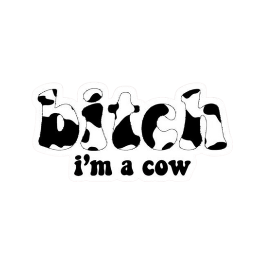 Cow 12 | Cow Premium Sticker | Animal Stickers