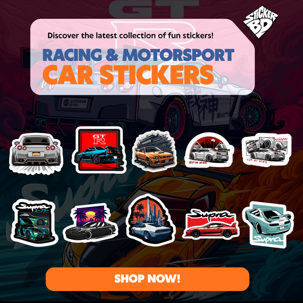 Racing & Motorsport Car Stickers Bundle