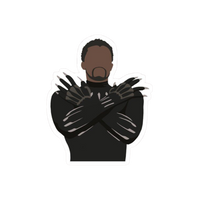 Black Panther 2 | Black Panther Premium Sticker | Movie