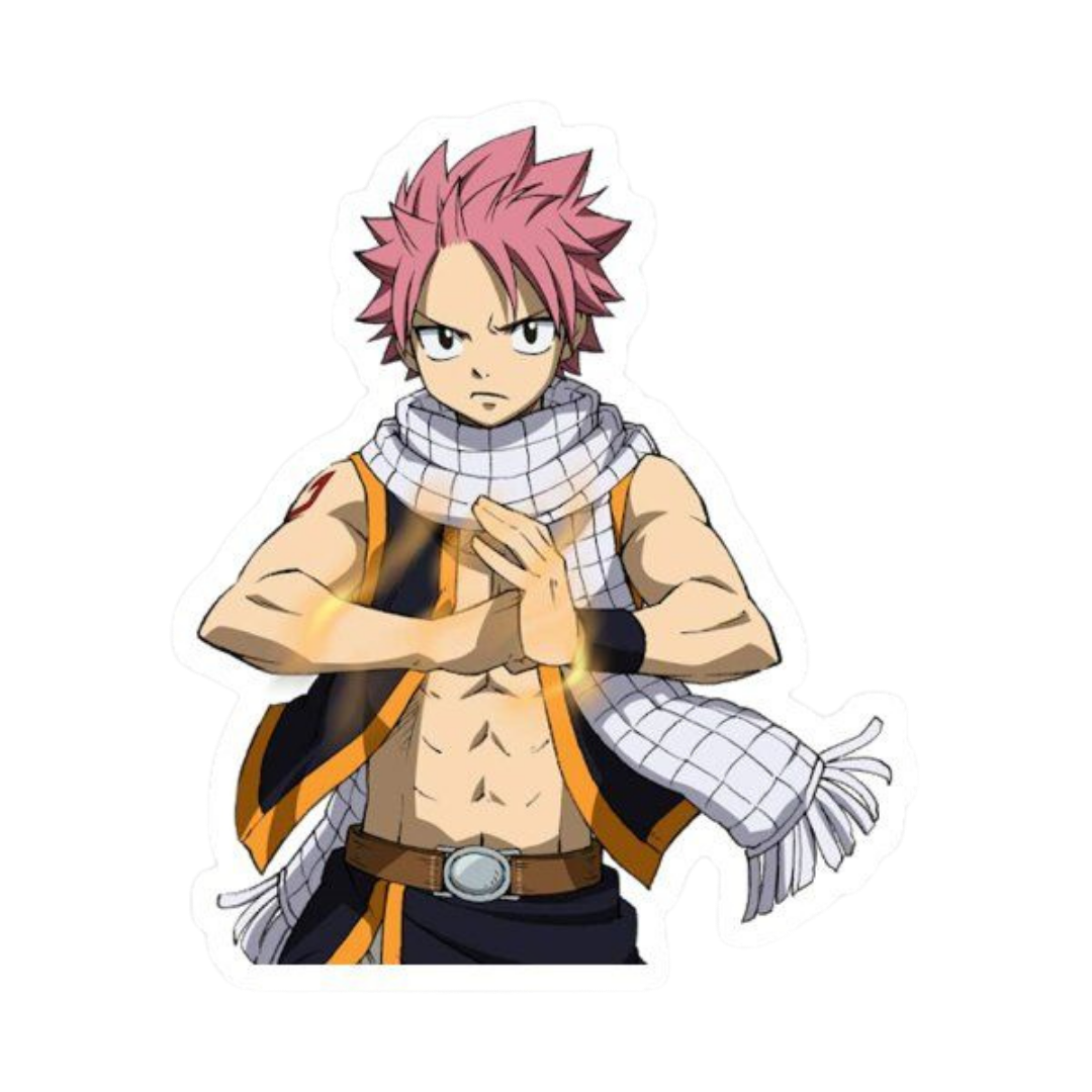 Natsu Dragneel Fairy Tail Sticker | Fire Dragon Slayer