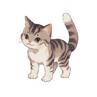 Cat 12 | Cat Premium Sticker | Cute Vibes 😺