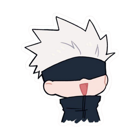 Satoru Gojo Smiling Chibi Jujutsu Kaisen Anime stickers