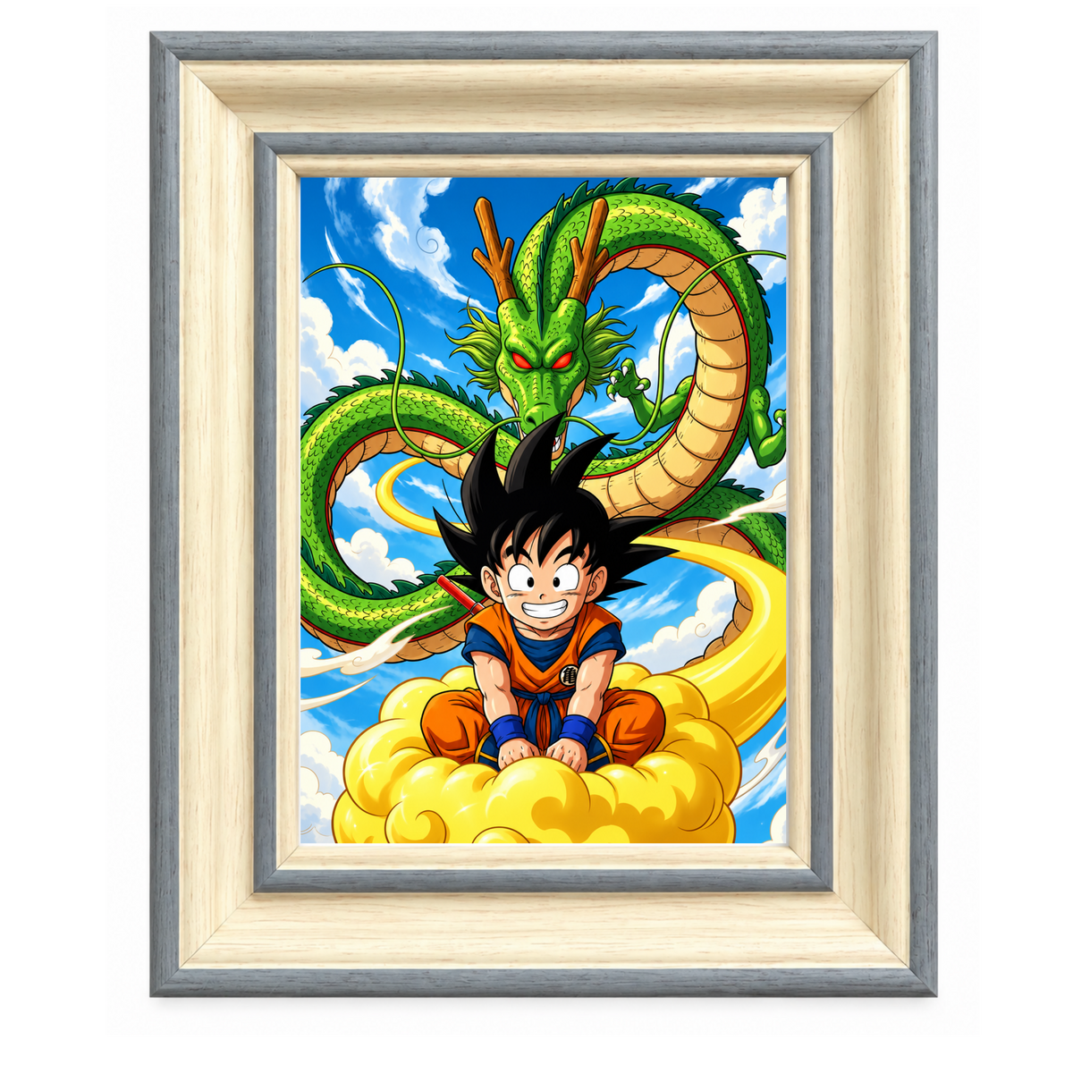Dragon Ball Motivational 4-Frame Poster Bundle | StickerBD