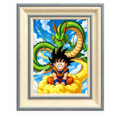 Dragon Ball Motivational 4-Frame Poster Bundle | StickerBD