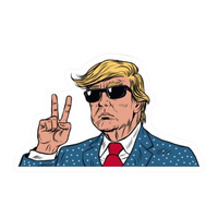 Donald Trump 12 | Donald Trump Sticker | Political