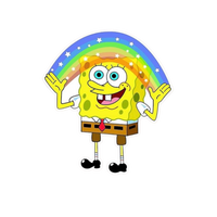 SpongeBob | Premium Cartoon Sticker 7