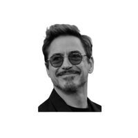Robert | Hollywood & Bollywood Celebrities Premium Sticker | Entertainment