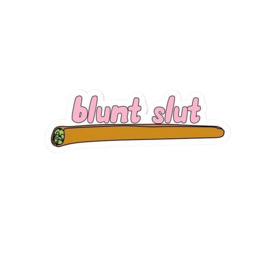 Blunt Slut Hemp Sticker | StickerBD