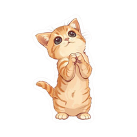 Cat 13 | Cat Premium Sticker | Cute Vibes 😺