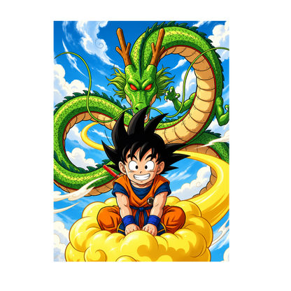 Dragon Ball Motivational 4-Frame Poster Bundle | StickerBD
