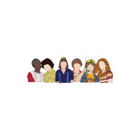 Stranger Things Team | Stranger Things Premium Sticker | TV Series