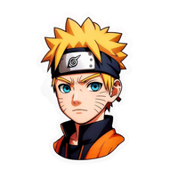 Naruto Uzumaki Anime Sticker 13 | Ninja Premium Sticker