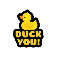 Duck you Office stickers