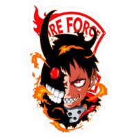 Fire Force Sticker 13 | Action Anime Premium Sticker