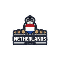 Dutch Football | Netherlands Football Sticker | Football Team