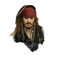 Johnny Depp | Hollywood & Bollywood Celebrities Premium Sticker | Entertainment